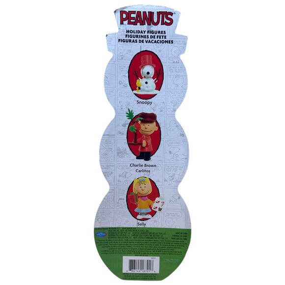 PEANUTS 3 Holiday Figures SNOOPY CHARLIE BROWN & SALLY Christmas Figurines NIB - Picture 5 of 9